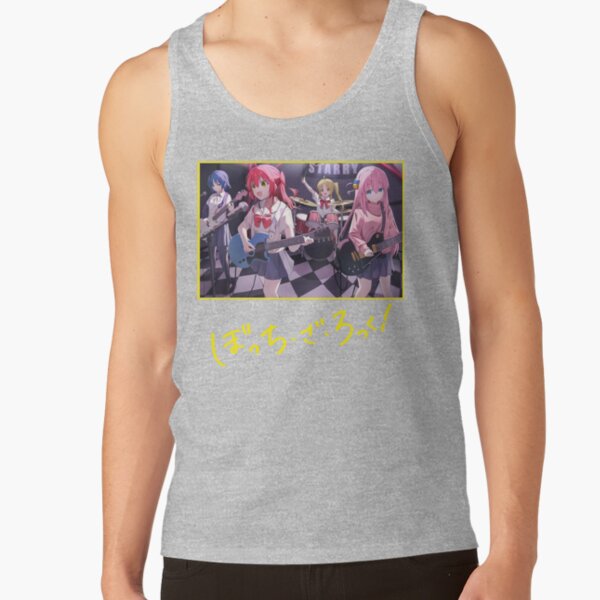 Anime Bocchi The Rock Band T Shirt Tank Top - Image 3