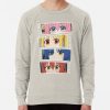 ssrcolightweight sweatshirtmensoatmeal heatherfrontsquare productx1000 bgf8f8f8 43 - Bocchi The Rock Store