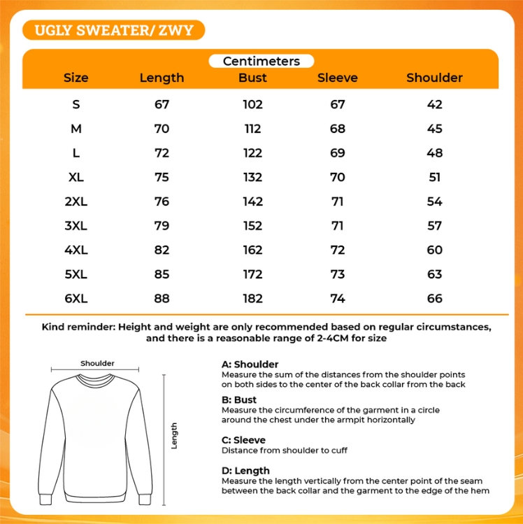 3D UGLY SWEATER - Bocchi The Rock Store