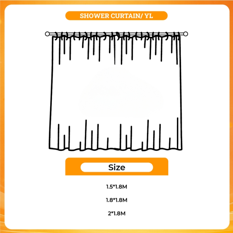 3D shower curtain - Bocchi The Rock Shop