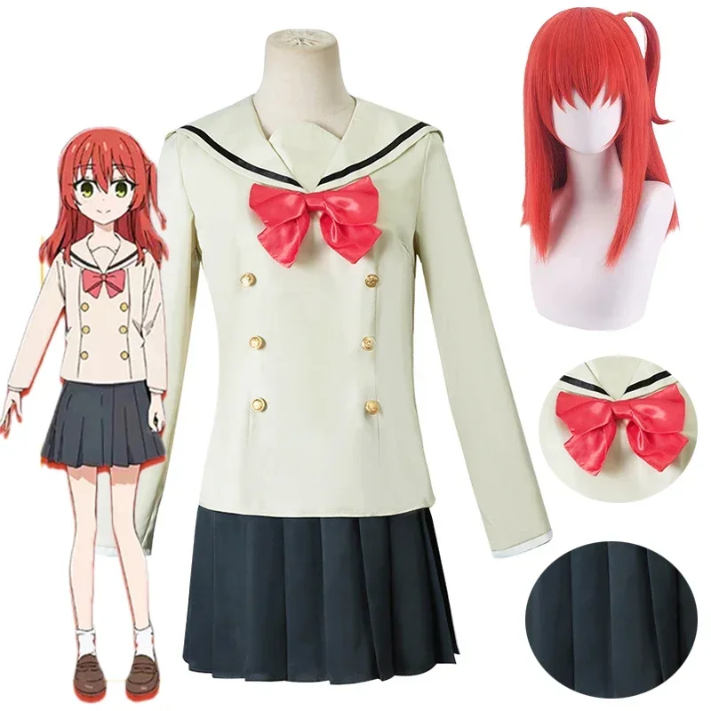 Anime Bocchi The Rock Ikuyo Kita Cosplay Costume